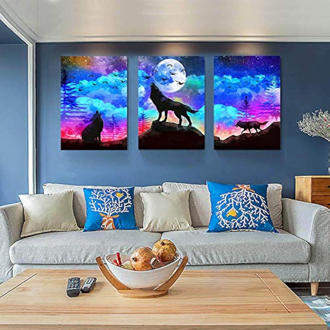 TTHWALLART - Lienzo decorativo para pared de salón, baño,