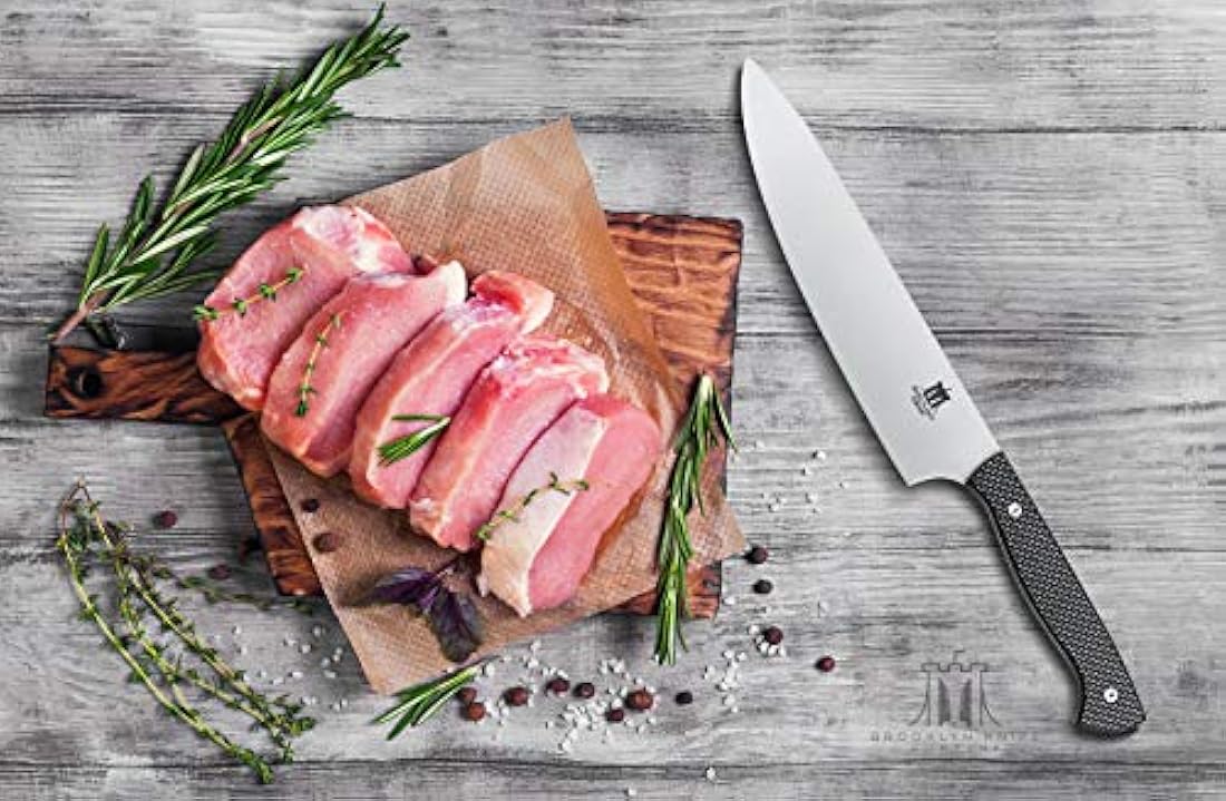Brooklyn Knife Co. - Cuchillo de chef de fibra de carbono