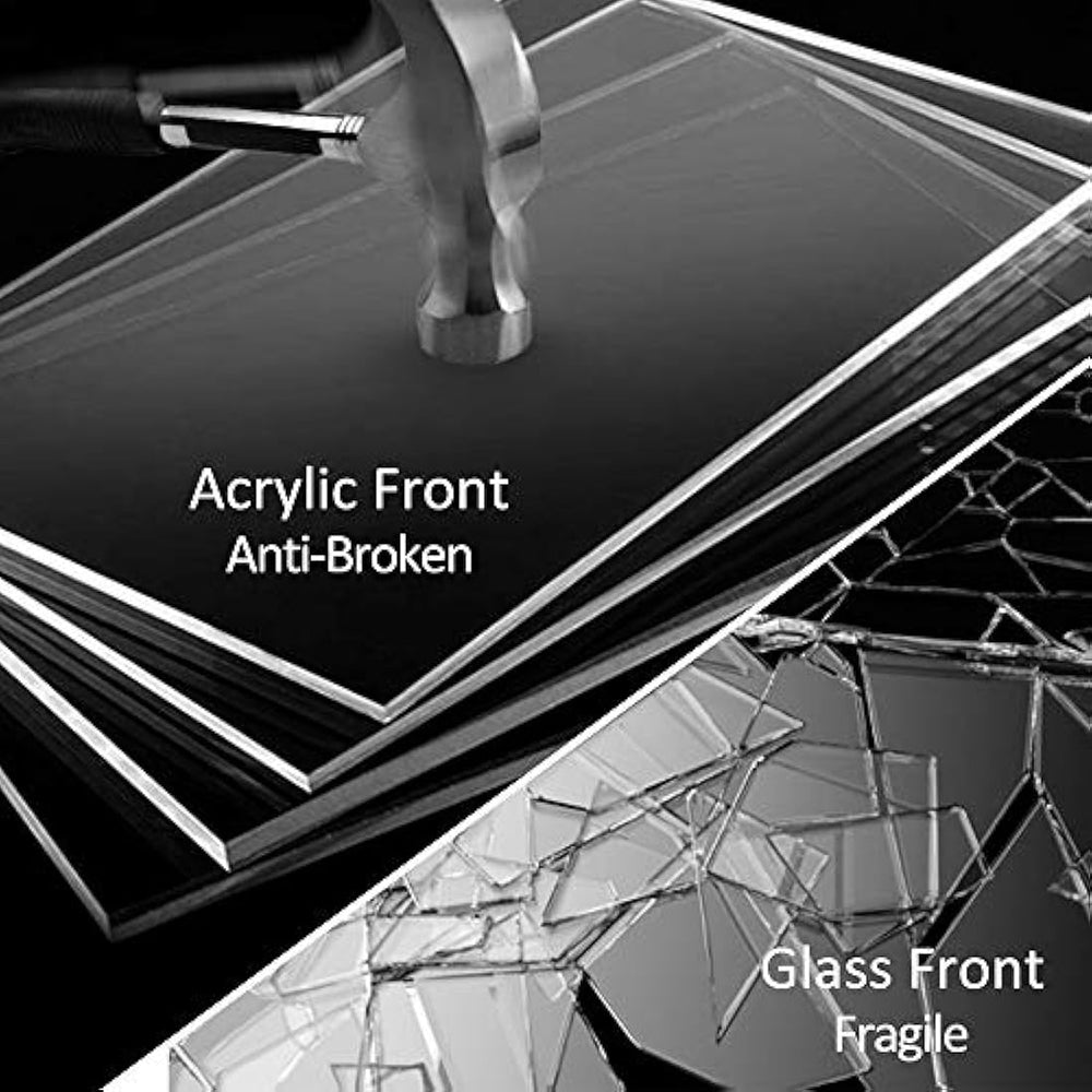 Afuly  Collage negro Plegable con bisagras Marcos de fotos