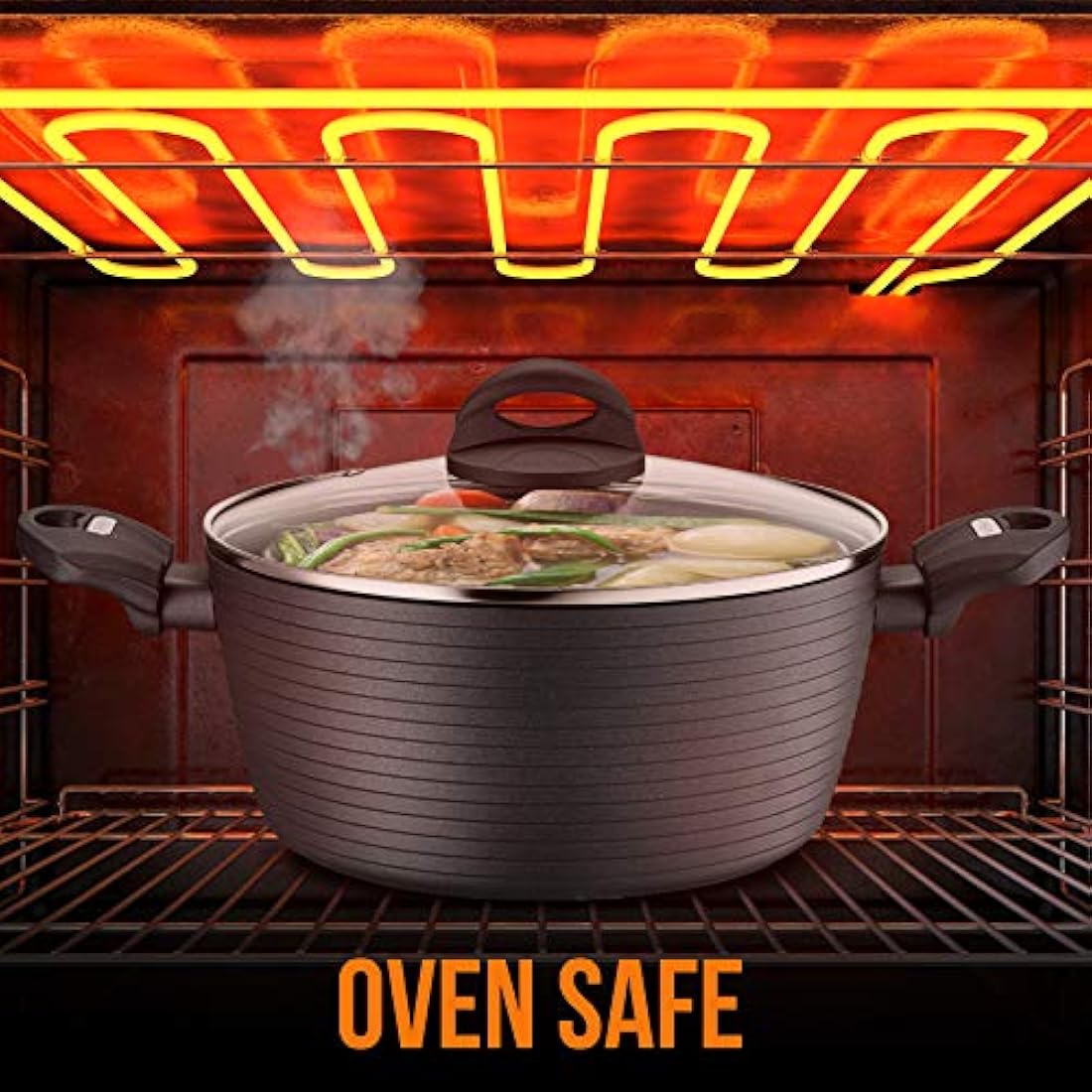 Tapa de olla de cocina duradera NUTRICHEF ‎PRTNCCW12CPCOVER
