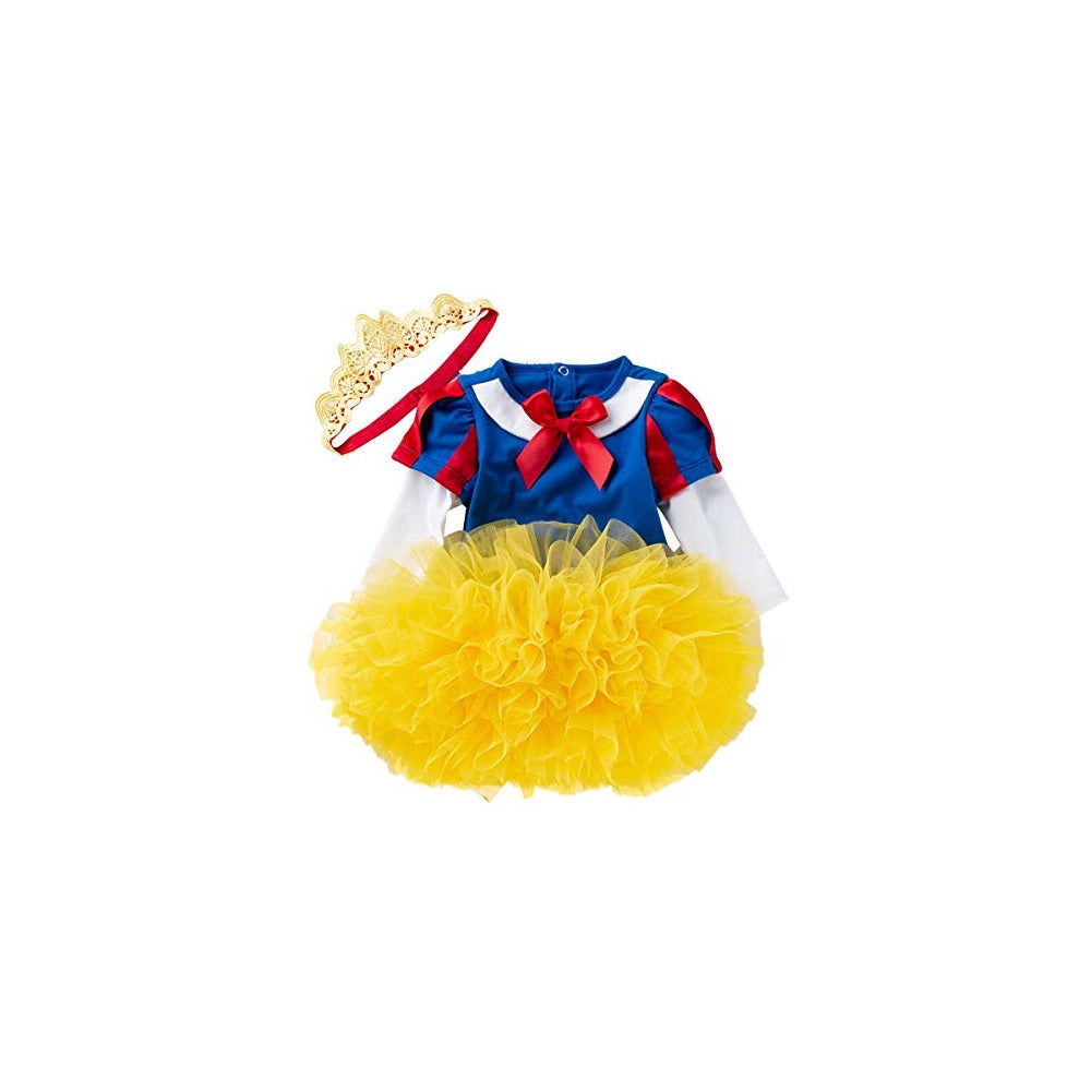 Disfracez de princesa para bebés y niñas 0-3 meses
