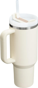 Stanley Quencher H2.0 FlowState - Vaso  de acero inoxidable con tapa y popote para agua, té helado o café