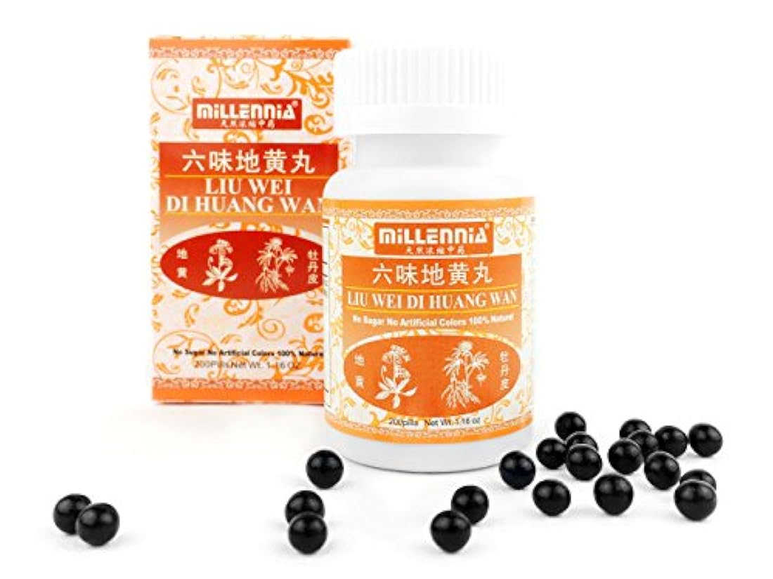 Milenio Suplemento  hierbas pastillas seis sabores rehmannia