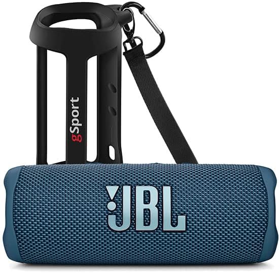 Altavoz portátil JBL Flip 6 resistente al agua con funda gSport