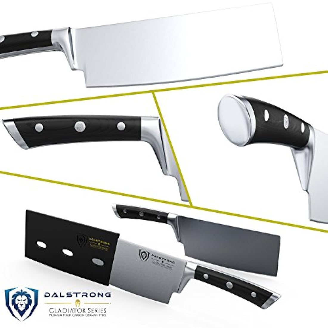 Cuchillo Chef DALSTRONG - Series Gladiador - Alemán Acero