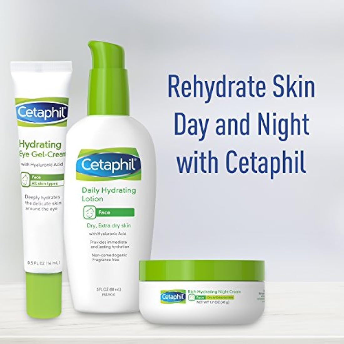 Cetaphil Gel hidratante para ojos con ácido hialurónico