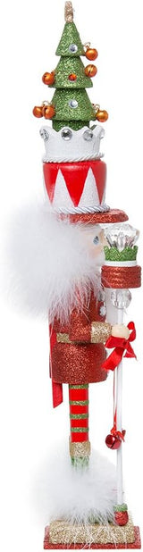 Nutcracker de árbol de Navidad, Kurt Adler, 15 pulgadas, HA0220
