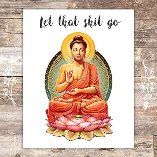 Lámina  - Sin marco - 8x10 Buddha