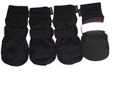 Juego de 4 botas impermeables para perros con suela suave