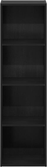 Estantería para libros de madera, 4 niveles, modelo Luder