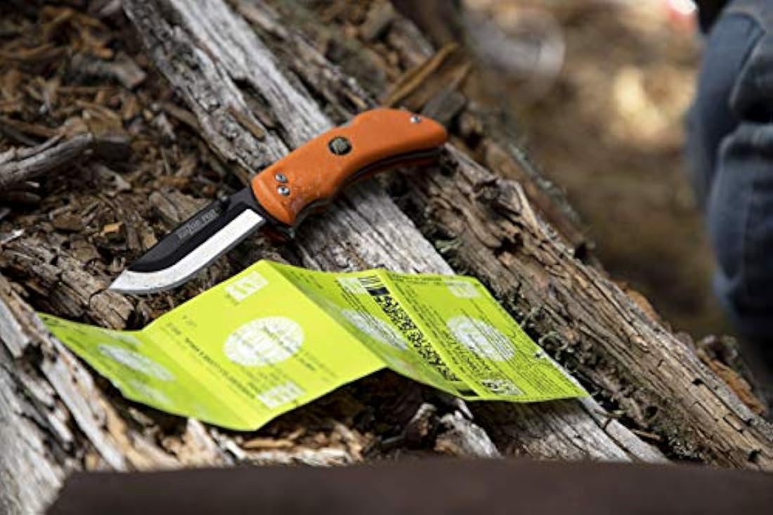 Cuchillo de caza plegable de doble hoja