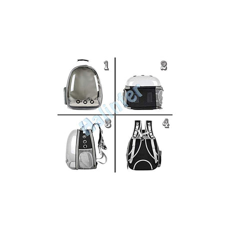 Mochila expandible para gatos se adapta a hasta 20 libras