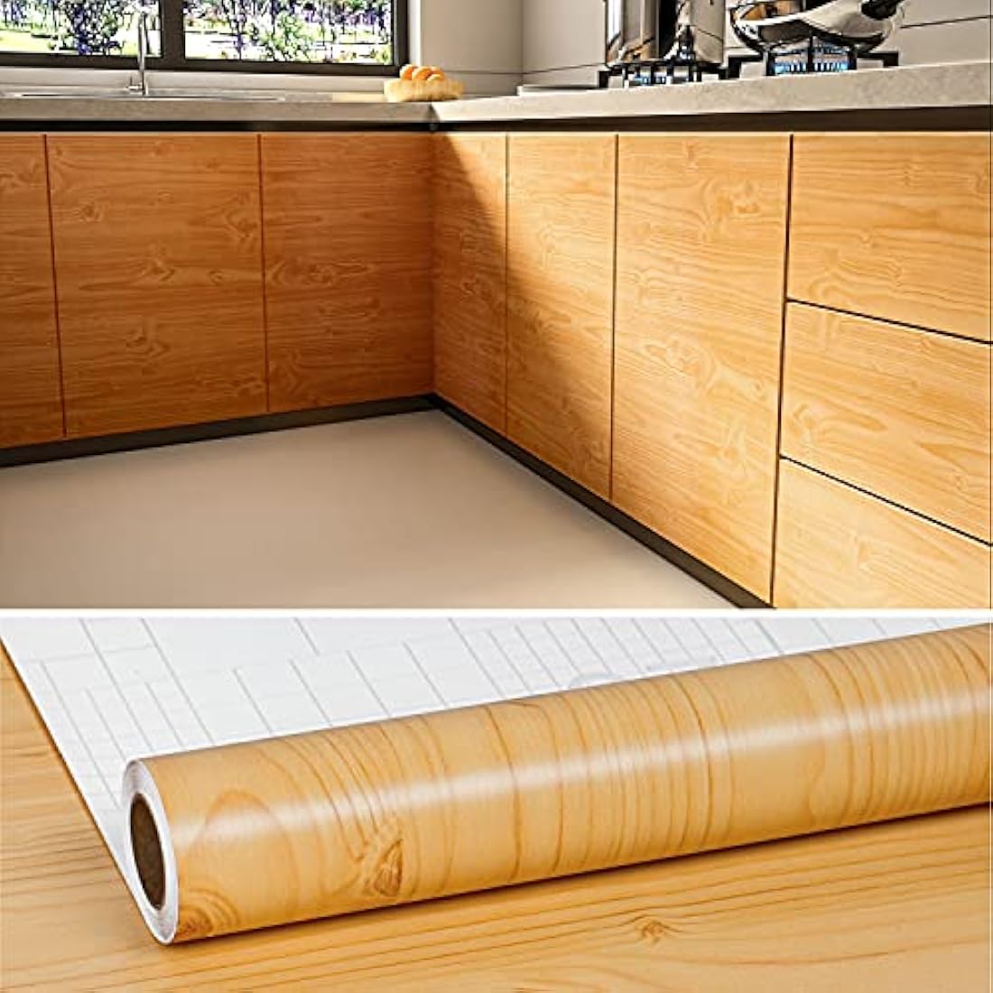 papel pintado de madera marrón