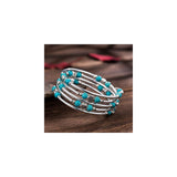Pulseras y tobilleras con piedras de ágata naturales
