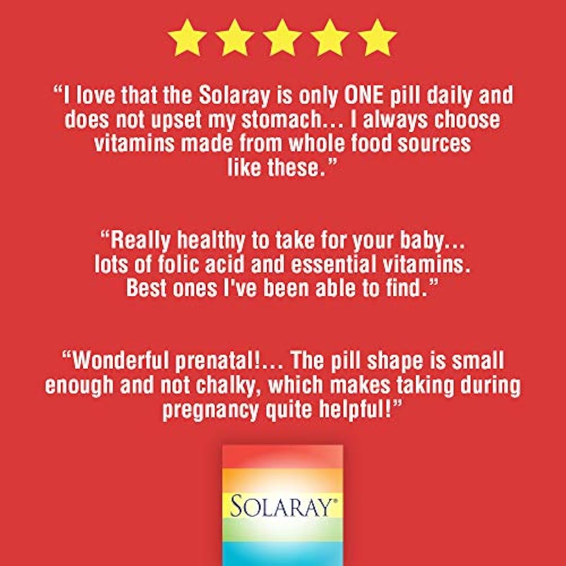 Solaray una vez al día Prenatal Capsules, 90 Count