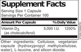 Vitamina D3 5000 100 Vcaps Adaptogen
