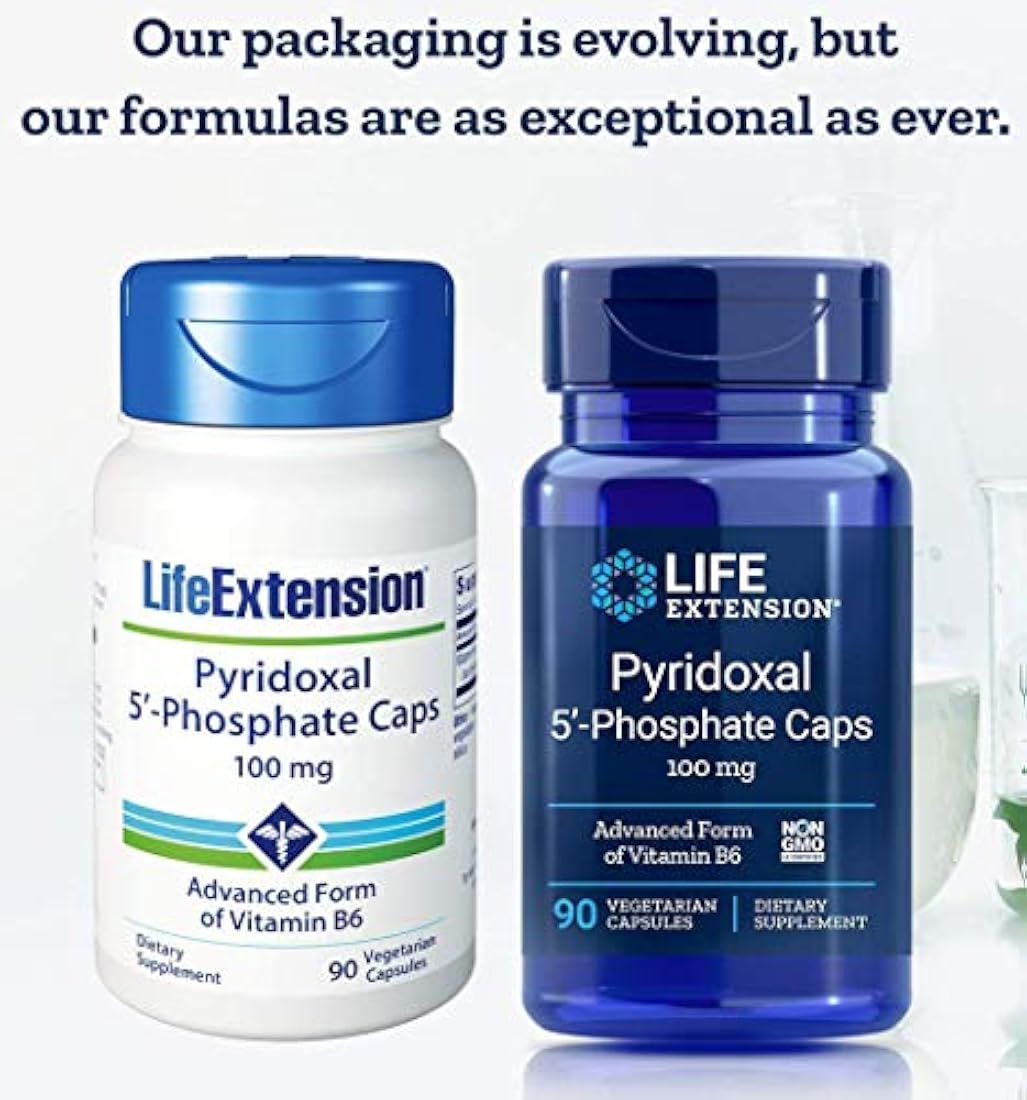 Life Extension Pyridoxal-5'-Phosphate Caps P5P 100 mg