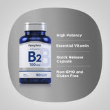 Vitamin B2 Piping Rock 100mg 180 Cápsulas Vegetarianas