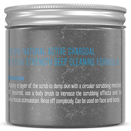 Exfoliante de carbón activado con colágeno M3 Naturals
