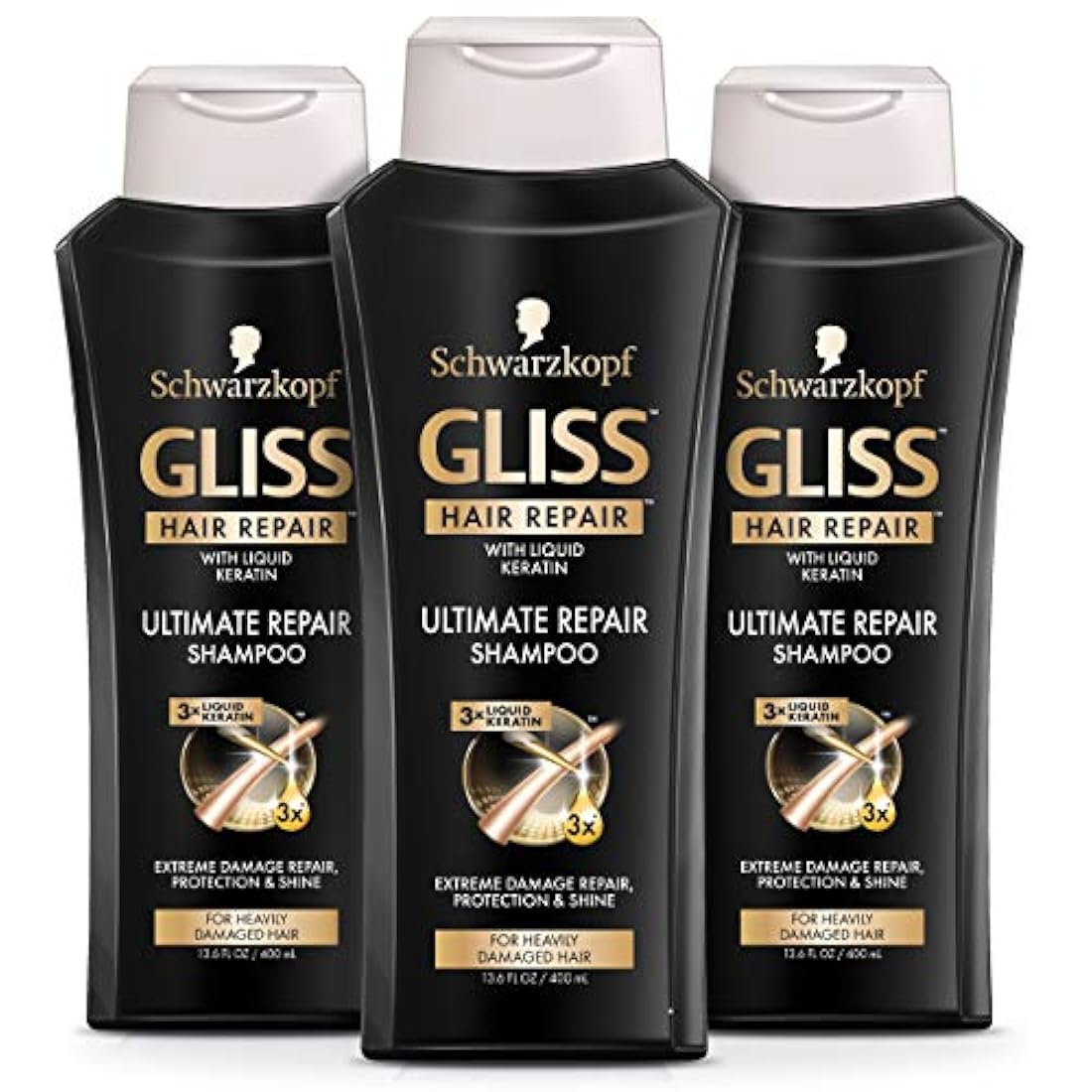 Champú de reparación de cabello GLISS, reparación definitiva