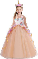 Disfraz Princesa Unicornio con Diadema para Niñas  4-5T