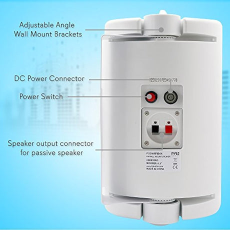 Altavoces de pared con Bluetooth PYLE-HOME PODWIFIB64