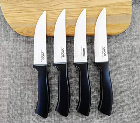 Juego de 4 cuchillos de cerámica para carne