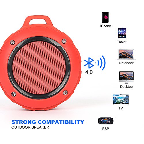 Altavoz Bluetooth impermeable portátil inalámbrico de ducha