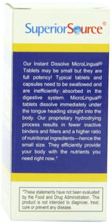 Suplementos nutricionales Superior Source 5-HTP, 50 mg, 60 unidades
