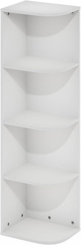 Estantería esquinera abierta de 4 niveles - Furinno Pasir