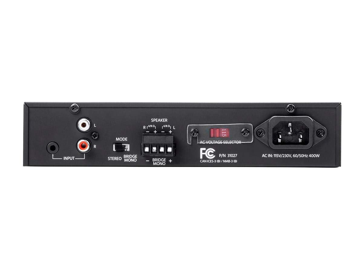 Amplificador Monoprice Unity 450W, Clase D, Estéreo, Puenteable