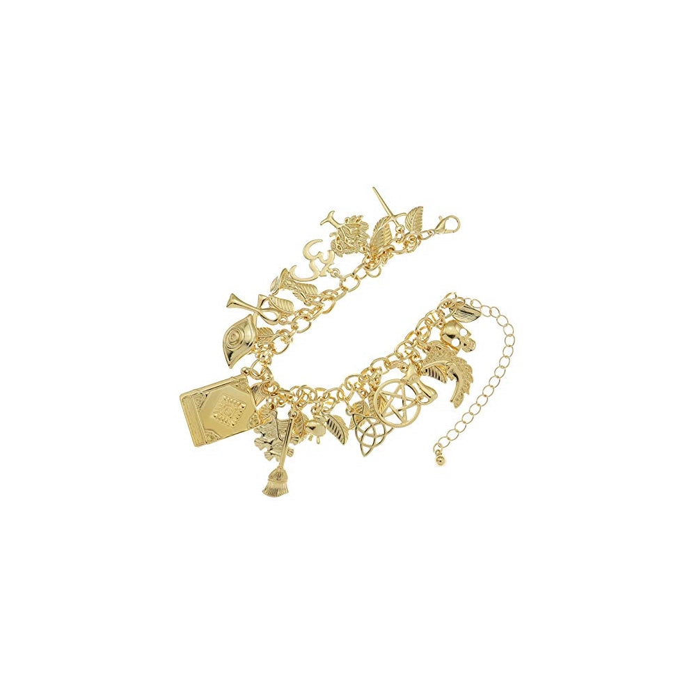 Pulseras y tobilleras con diseño de cruz y luna