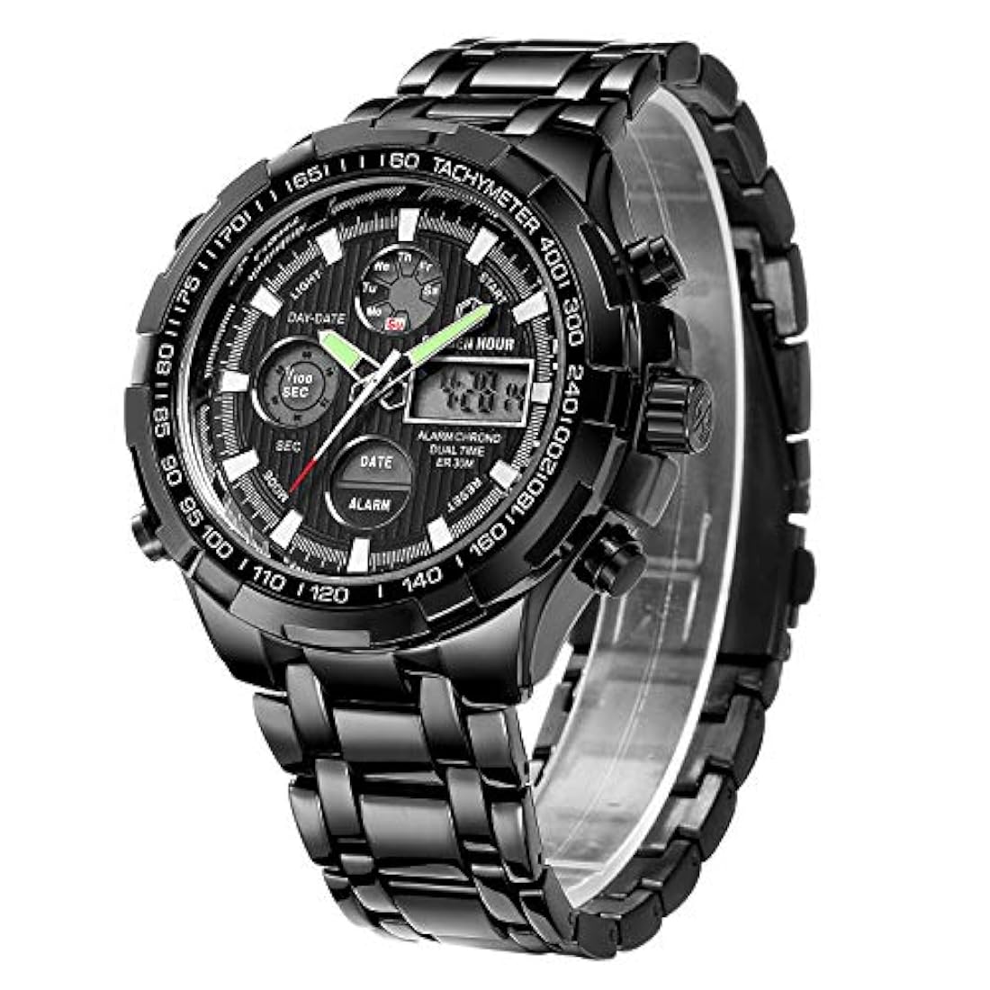 Relojes deportivos analógicos de cuarzo digital para hombre