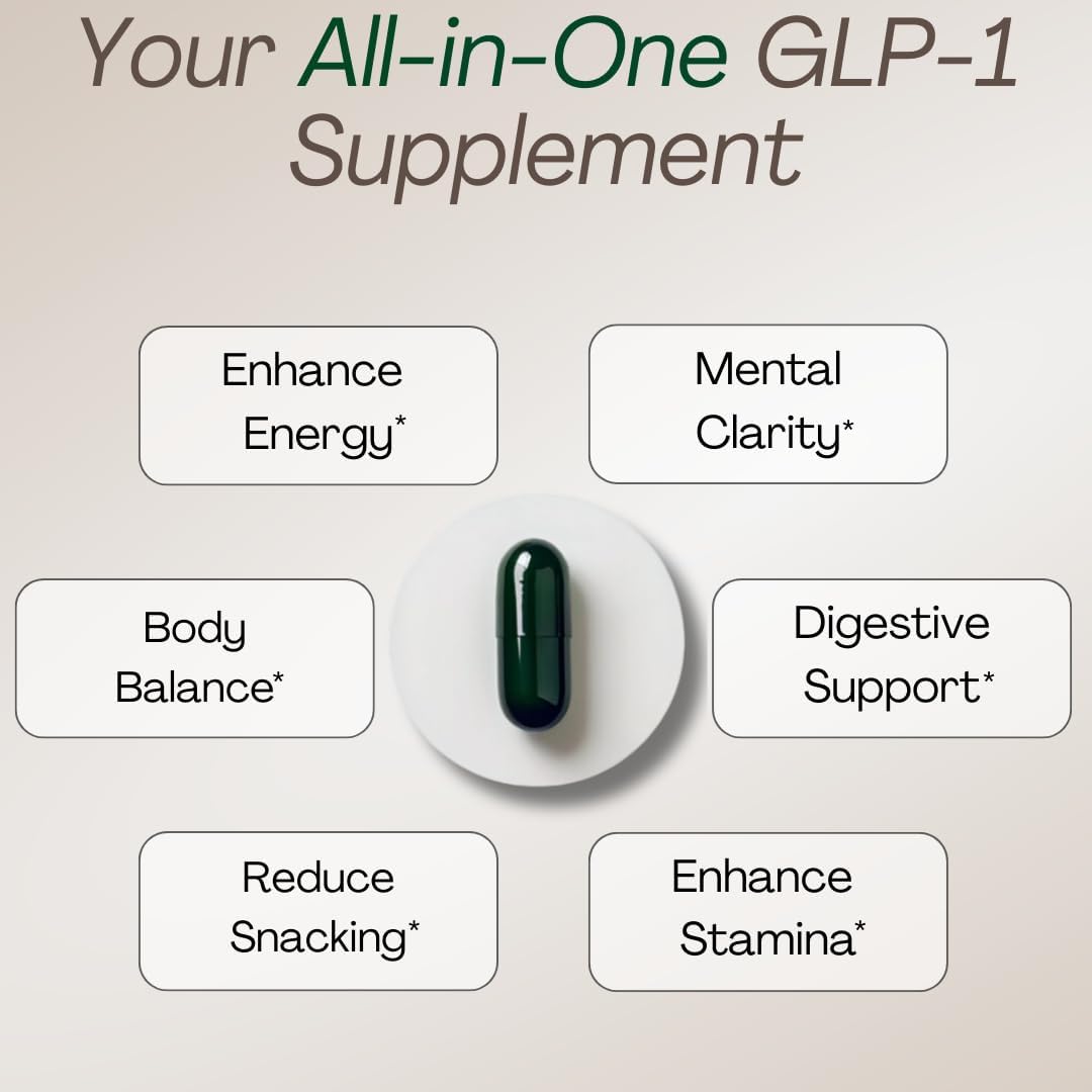 Suplemento GLP-1 para el Apetito y Metabolismo - 60 Cápsulas