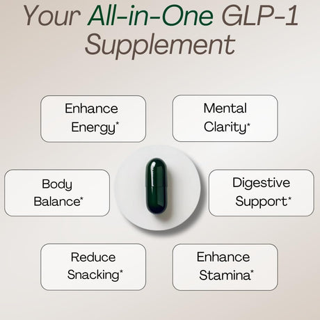 Suplemento GLP-1 para el Apetito y Metabolismo - 60 Cápsulas