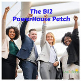 Parche complejo B-12 y B, ingredientes naturales para energía, alerta y bienestar, fabricado en Estados Unidos por Live To Shine