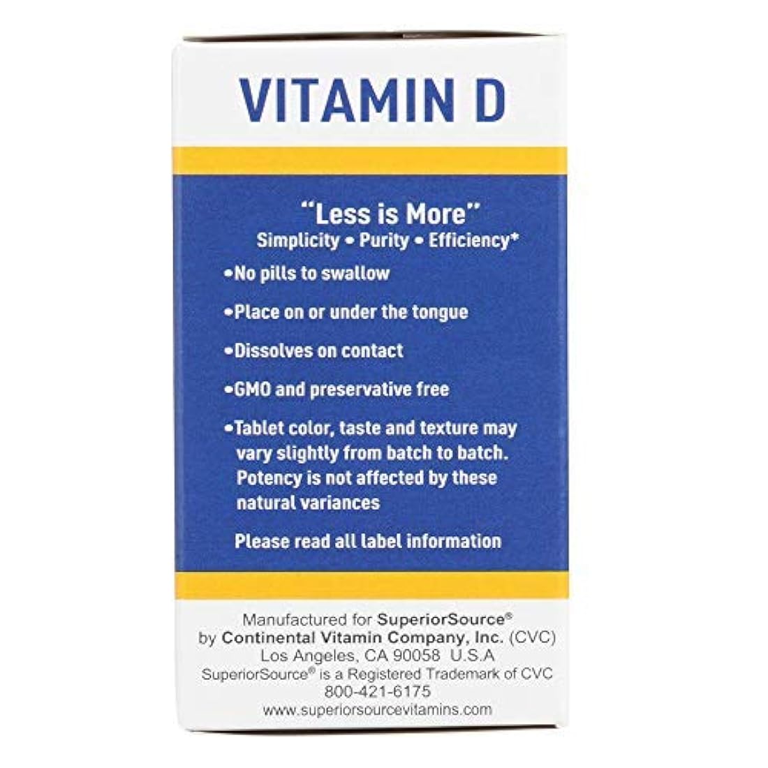 Vitamina D3 [1000] UI comprimidos sublinguales