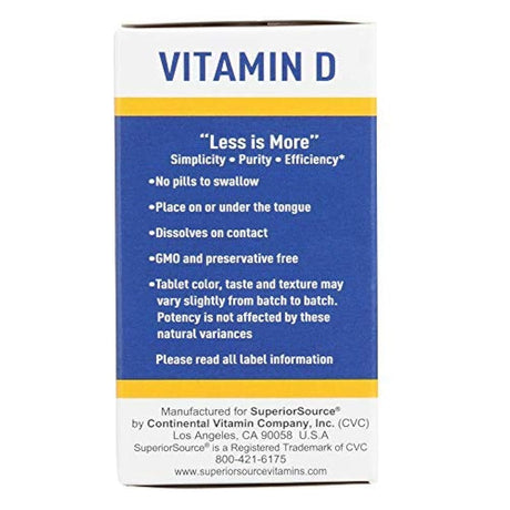 Vitamina D3 [1000] UI comprimidos sublinguales