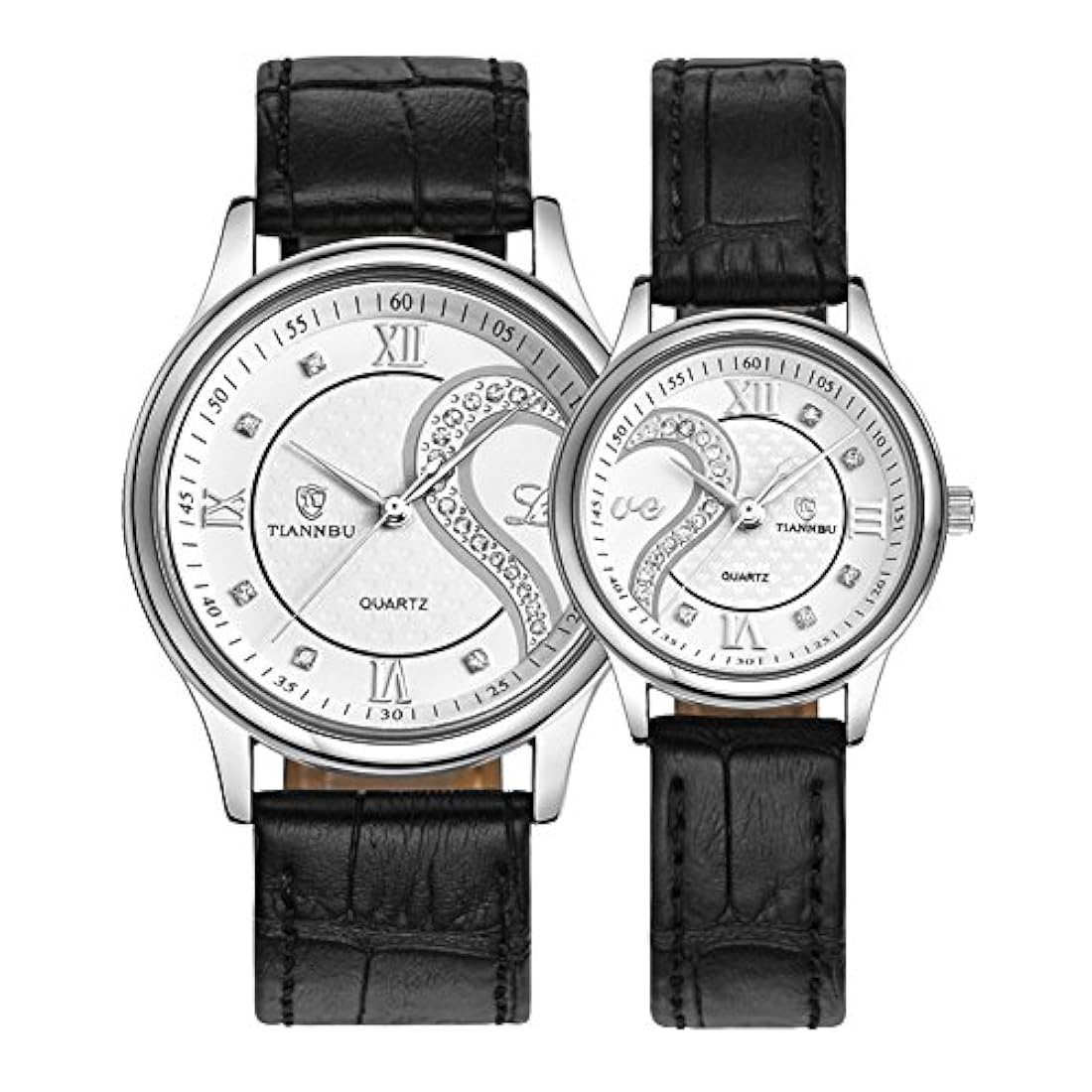 Conjuntos de relojes para parejas romanticas