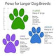 Botas para perros, impermeables, L, Negro