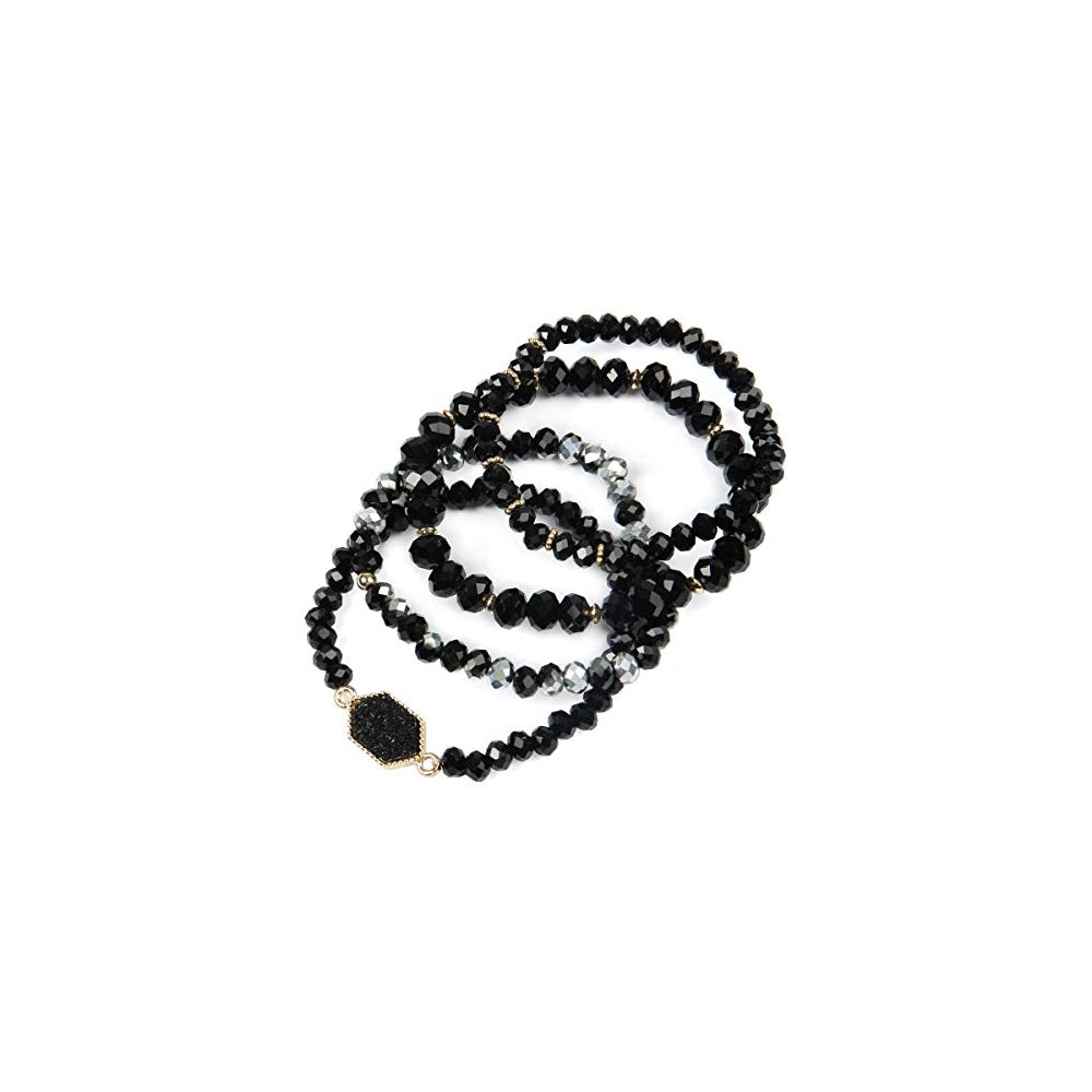 Pulseras y tobilleras de cuentas de acrílico