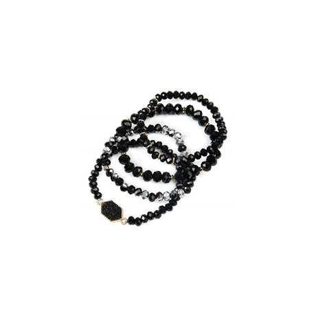 Pulseras y tobilleras de cuentas de acrílico