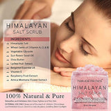 Exfoliante corporal de sal del Himalaya (12 onzas / 340 gm