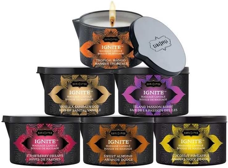 Vela de masaje lubricante de coco Piña 10227 KAMA SUTRA