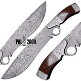 cuchillo de Damasco con vaina de piel  PAL 2000 KNIVES