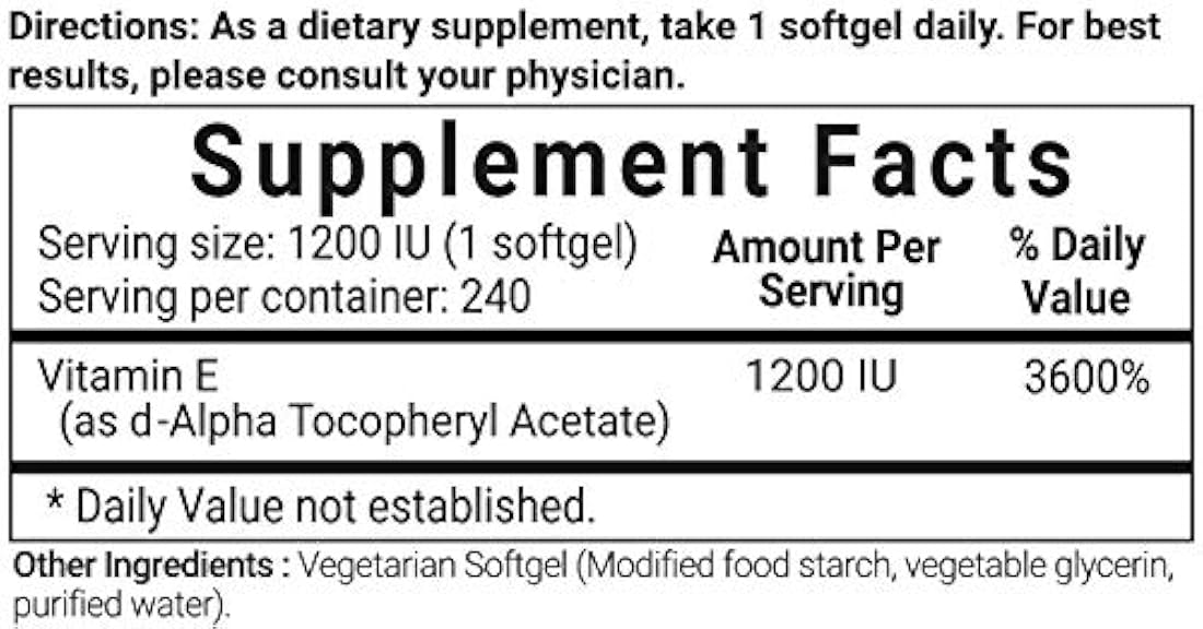 Micro Ingredients - Suplemento de vitamina e
