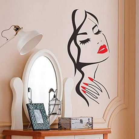 Calcomanías de pared para salón de belleza