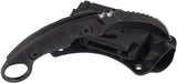 Cuchillo de supervivencia táctico de doble filo con funda