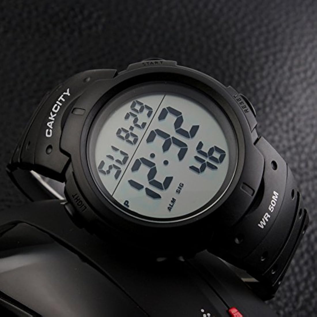 Reloj deportivo digital para hombre con pantalla LED