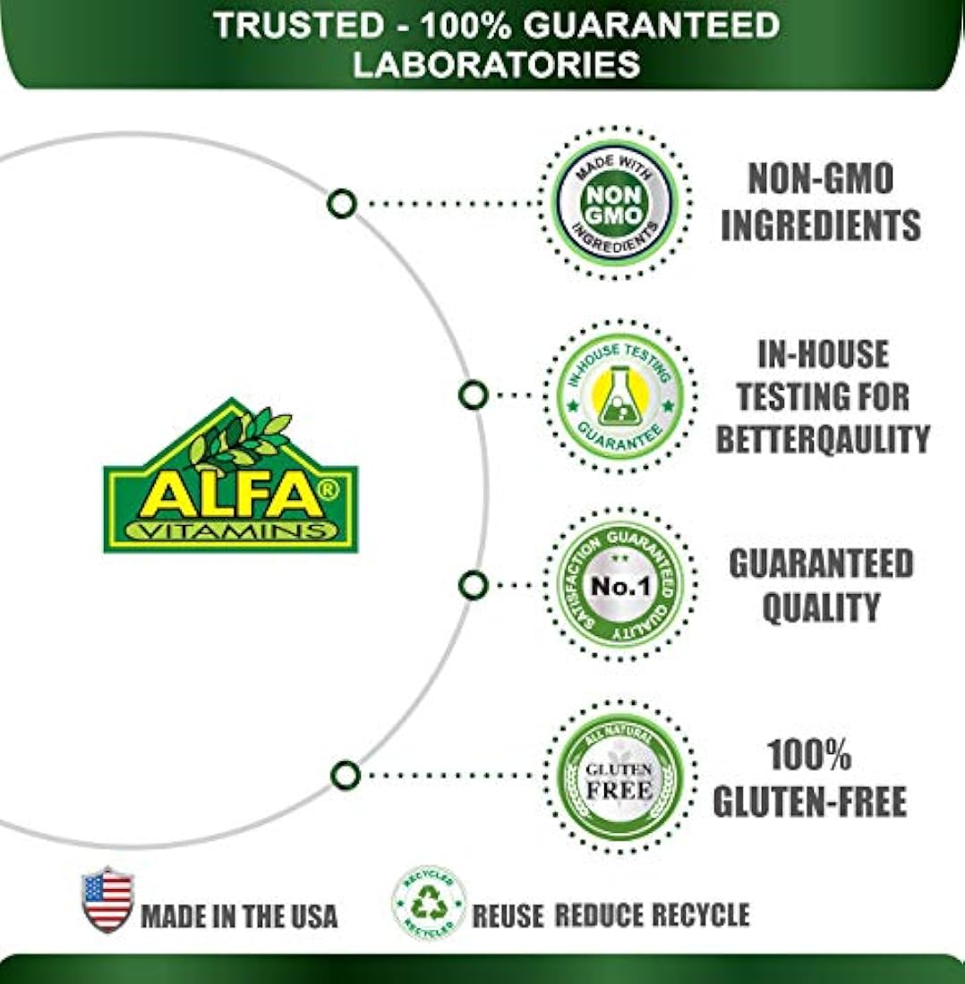Alfa Vitamins® Multi Daily – Vitaminas esenciales para apoyar el sistema inmunológico y promover un estilo de vida saludable – 120 tabletas